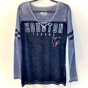 NFL HOUSTON TEXANS Long Sleeved Tee - Size XL